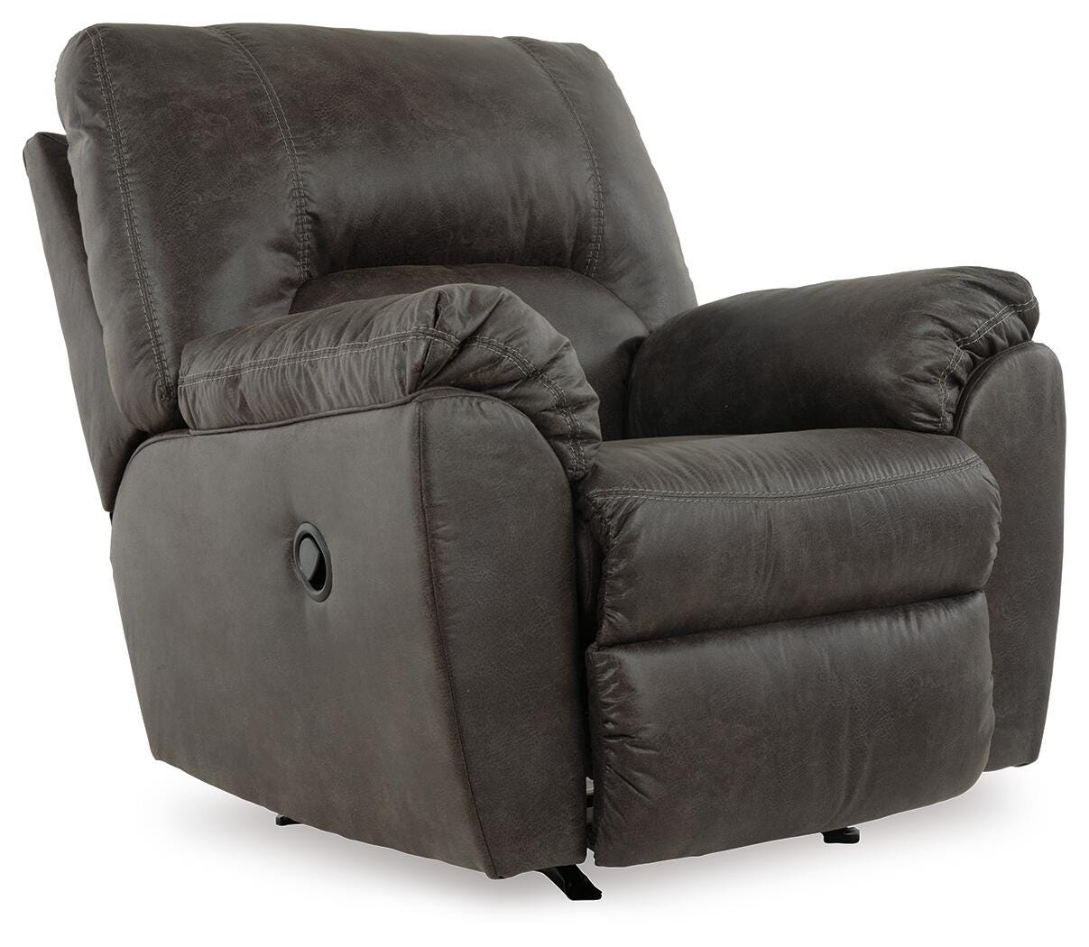 Tambo Pewter Recliner by Ashley at Eve Furniture