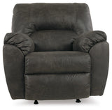 Tambo Pewter Recliner by Ashley at Eve Furniture