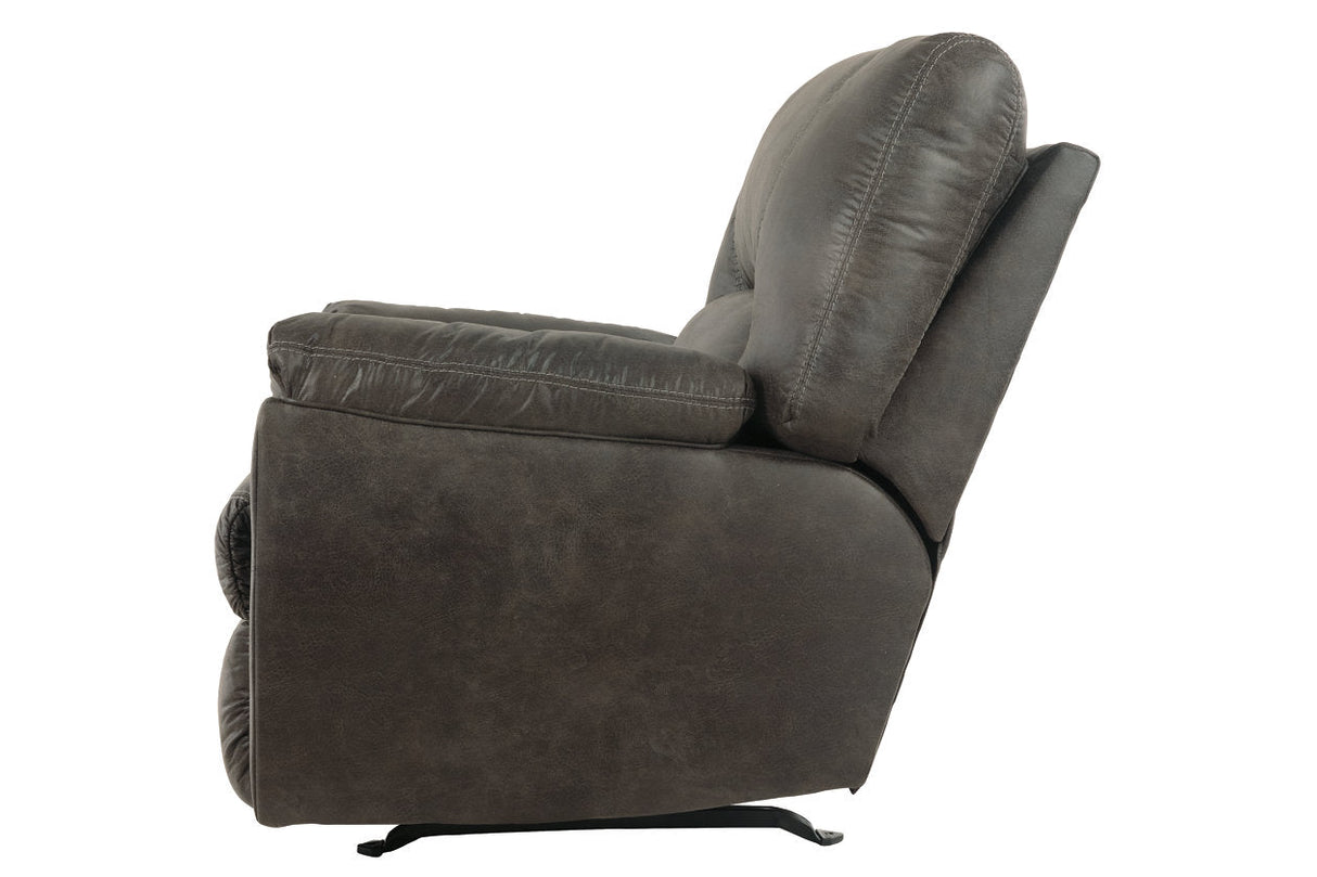 Tambo Pewter Recliner by Ashley at Eve Furniture
