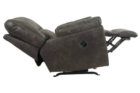 Tambo Pewter Recliner by Ashley at Eve Furniture