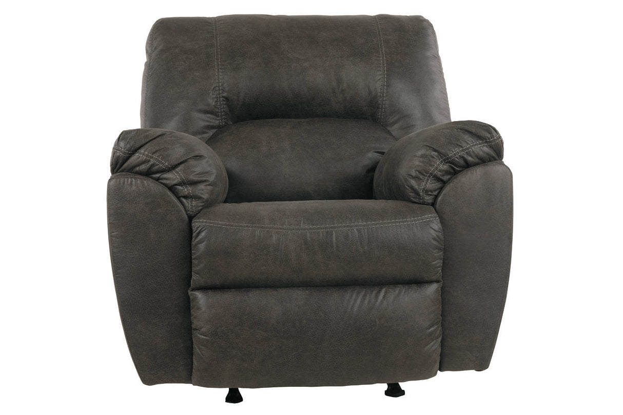 Tambo Pewter Recliner by Ashley at Eve Furniture
