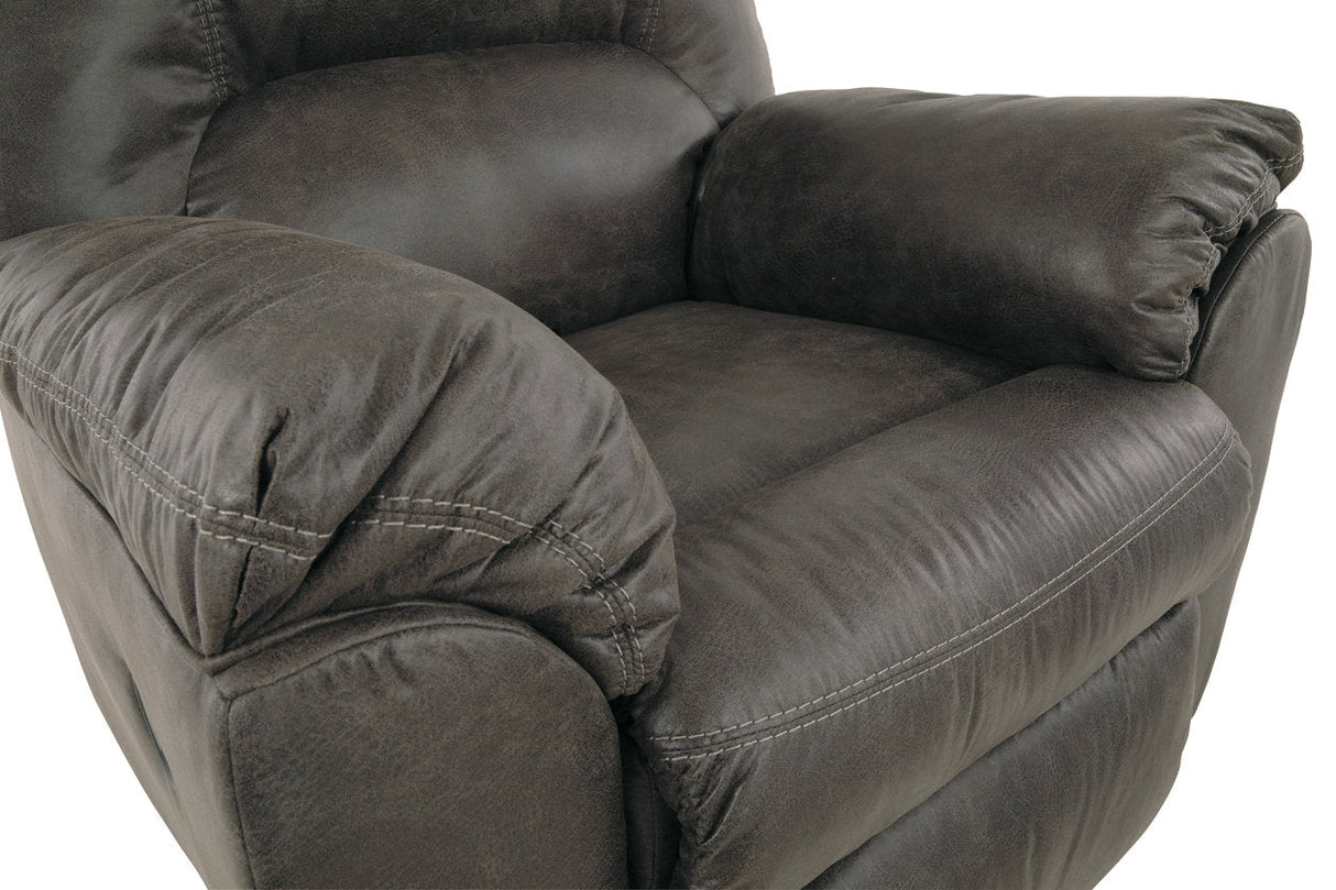 Tambo Pewter Recliner by Ashley at Eve Furniture
