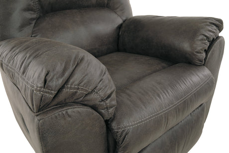 Tambo Pewter Recliner by Ashley at Eve Furniture