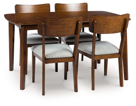 Tameride Brown 5-Piece Dining Room Set by Ashley at Eve Furniture