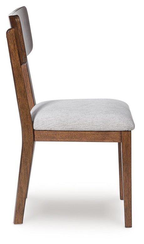 Tameride Brown Dining Upholstered Side Chair (Set of 2) by Ashley at Eve Furniture