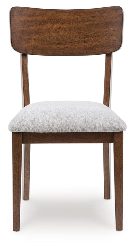 Tameride Brown Dining Upholstered Side Chair (Set of 2) by Ashley at Eve Furniture