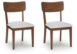 Tameride Brown Dining Upholstered Side Chair (Set of 2) by Ashley at Eve Furniture