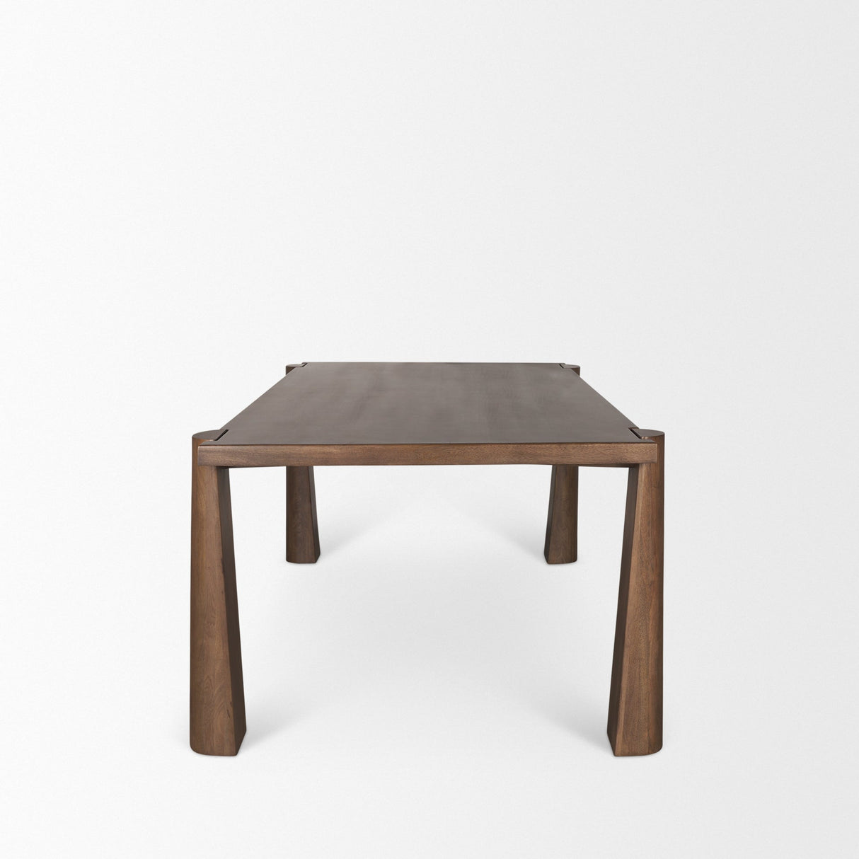 Tammar Rectangular Brown Wood w/ Tapered Legs Dining Table by Mercana at Eve Furniture