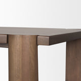 Tammar Rectangular Brown Wood w/ Tapered Legs Dining Table by Mercana at Eve Furniture
