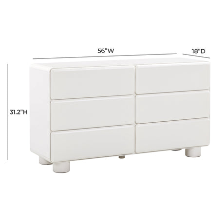 Tammy 6-Drawer Dresser by TOV Furniture at Eve Furniture