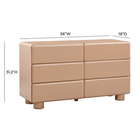 Tammy 6-Drawer Dresser by TOV Furniture at Eve Furniture