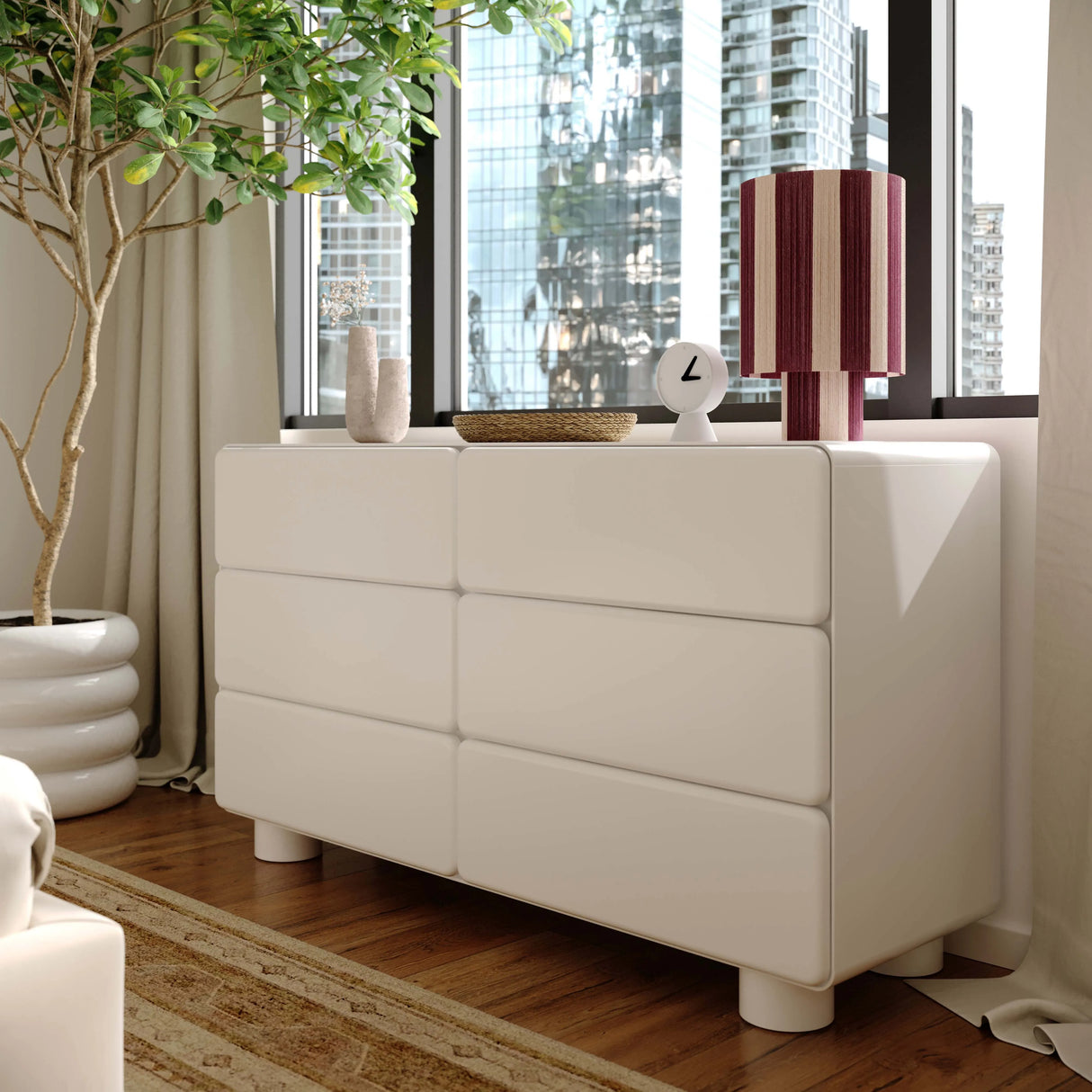 Tammy 6-Drawer Dresser by TOV Furniture at Eve Furniture
