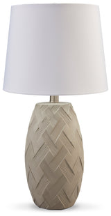 Tamner Taupe Table Lamp