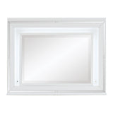 Tamsin White Mirror (Mirror Only) by Homelegance at Eve Furniture