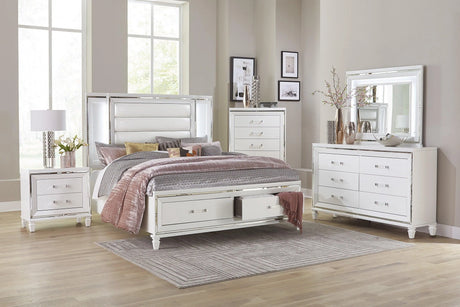 Tamsin White Nightstand by Homelegance at Eve Furniture