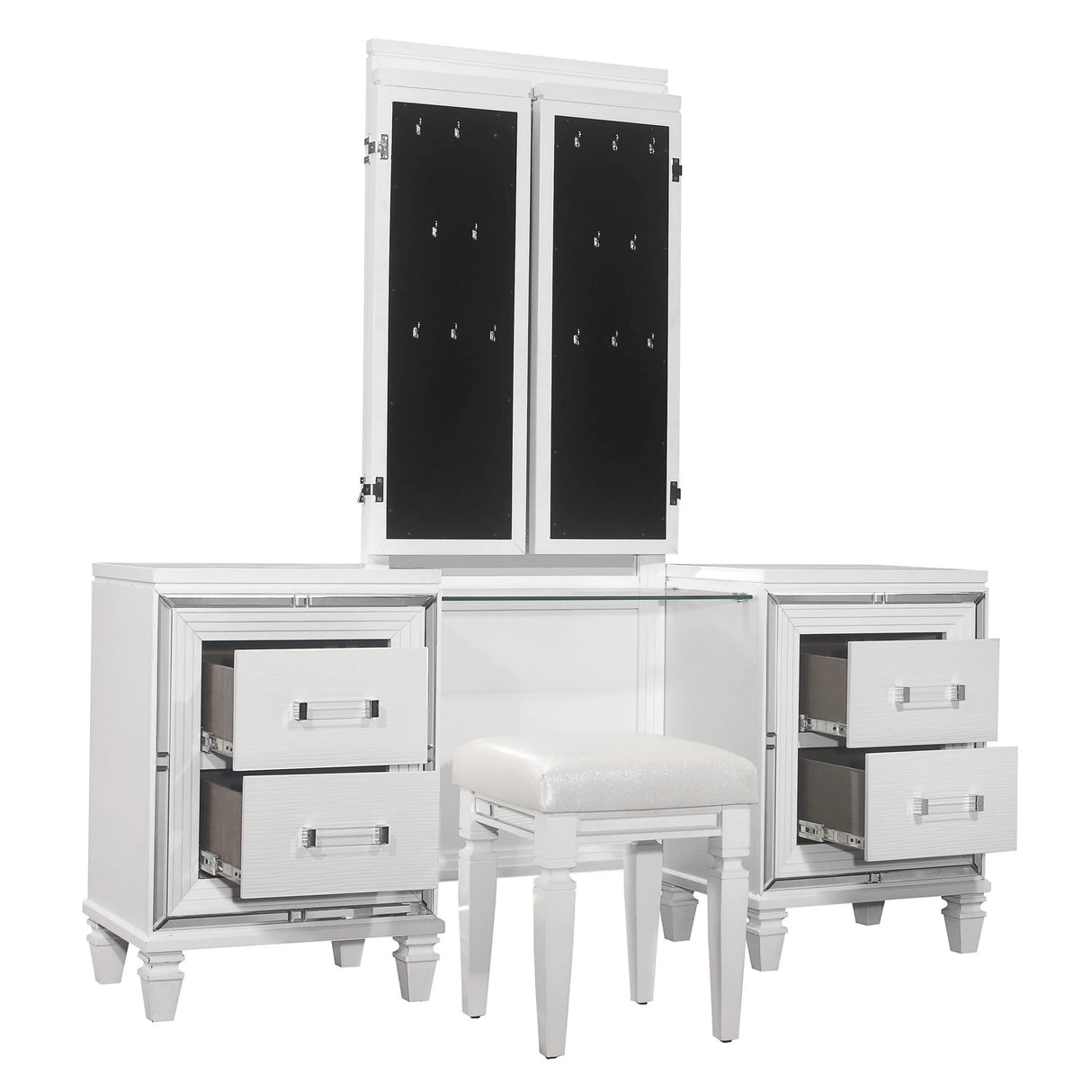 Tamsin White Vanity Set by Homelegance at Eve Furniture
