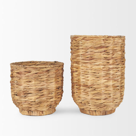Tamuz (Set of 2) Grass Baskets by Mercana at Eve Furniture