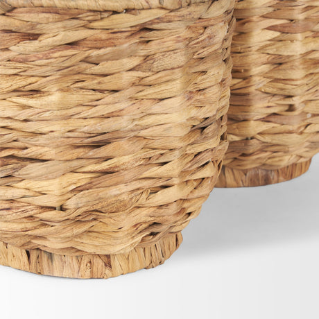 Tamuz (Set of 2) Grass Baskets by Mercana at Eve Furniture
