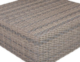 Tamyra Resin Wicker Side Table & Ottoman by Steve Silver at Eve Furniture