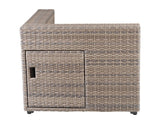 Tamyra Resin Wicker Side Table & Ottoman