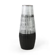 Tanami I Tall Dark Brown/White Ceramic Vase by Mercana at Eve Furniture