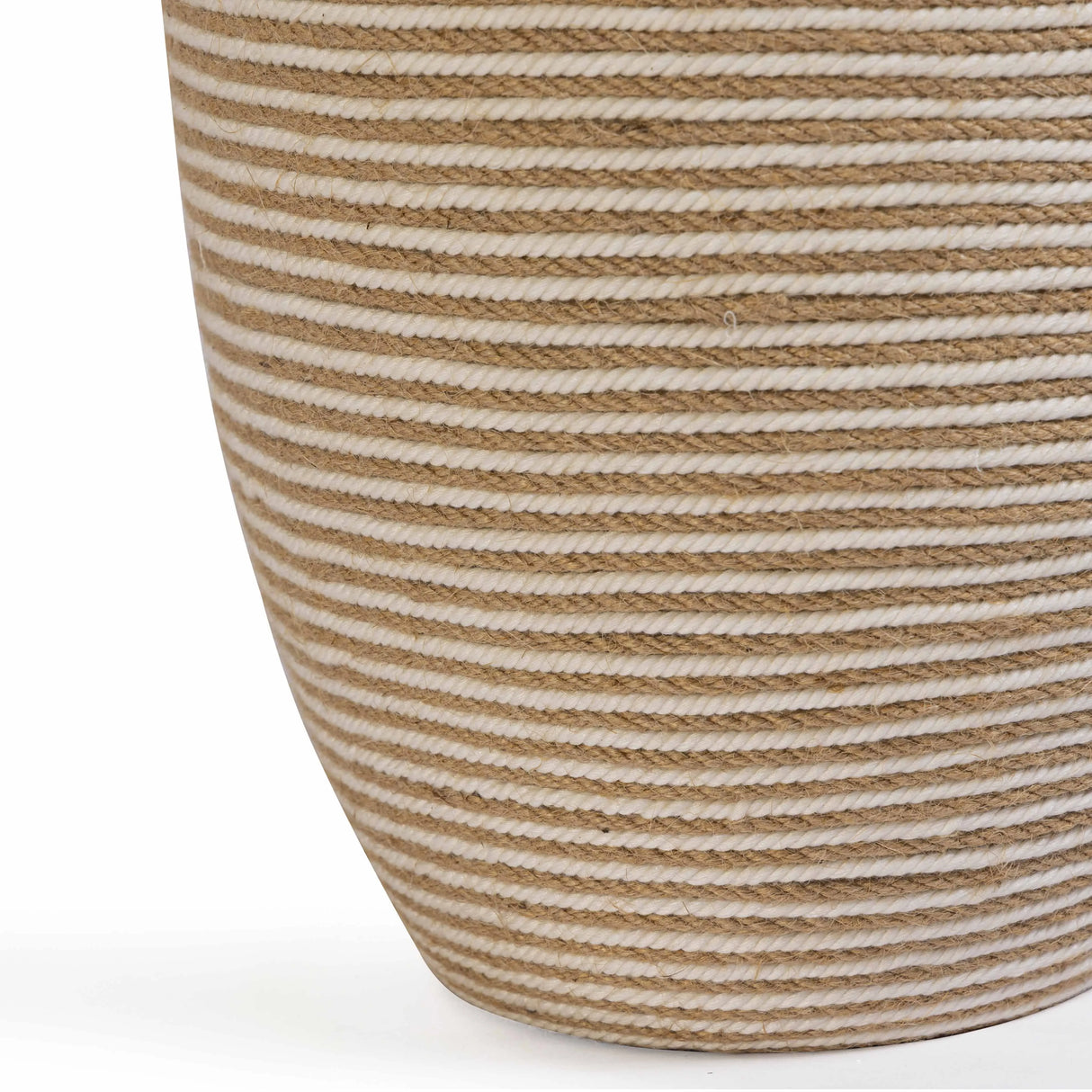 Tanga Natural Jute and Cotton Table Lamp by TOV Furniture at Eve Furniture