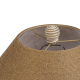 Tanga Natural Jute and Cotton Table Lamp by TOV Furniture at Eve Furniture