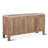 Tangiers 61" Six Drawer Dresser in Carved Natural White by Home Trends & Design at Eve Furniture