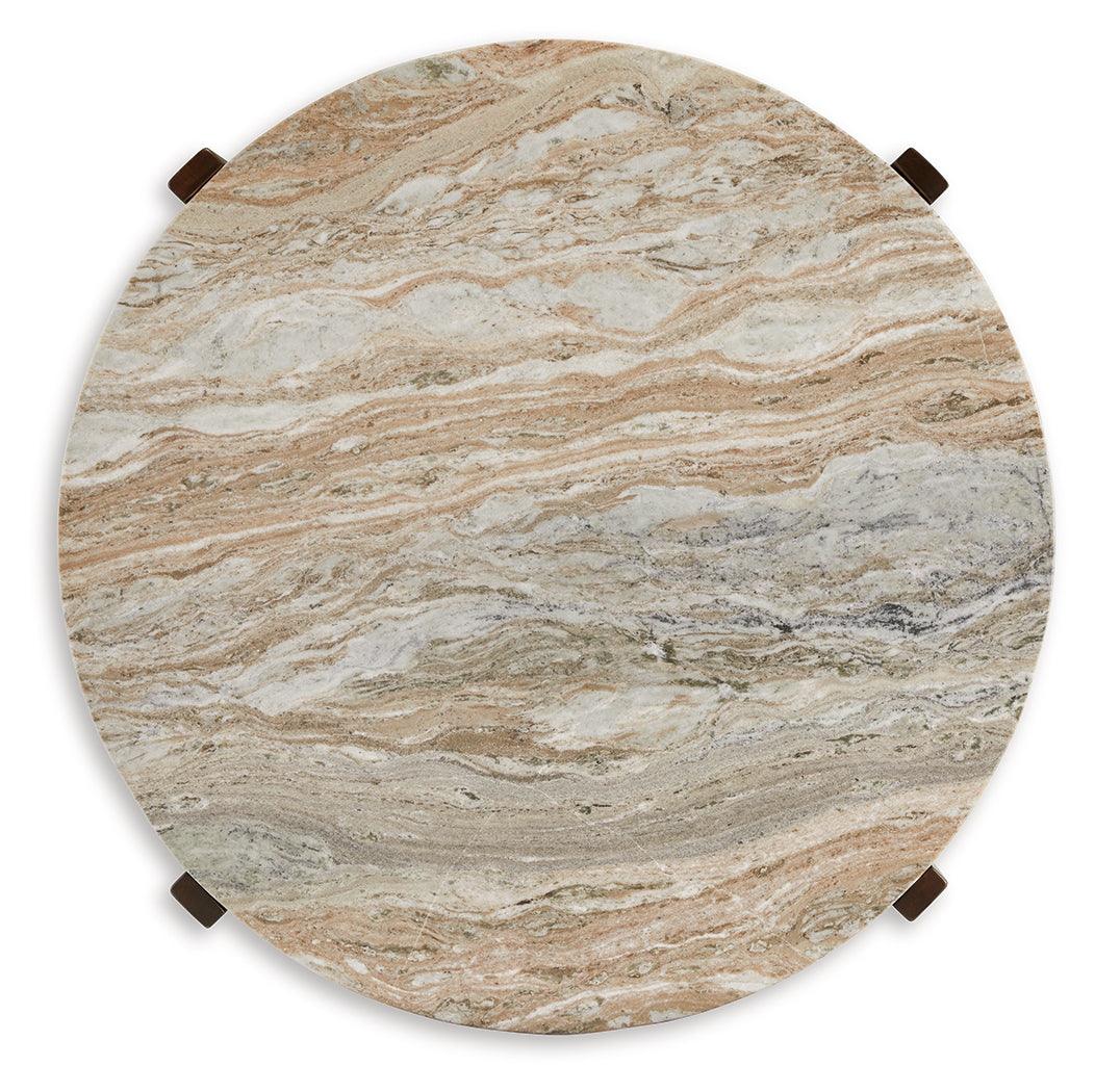 Tanidore Warm Brown Coffee Table by Ashley at Eve Furniture