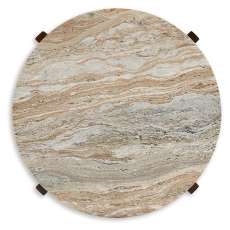 Tanidore Warm Brown Coffee Table by Ashley at Eve Furniture