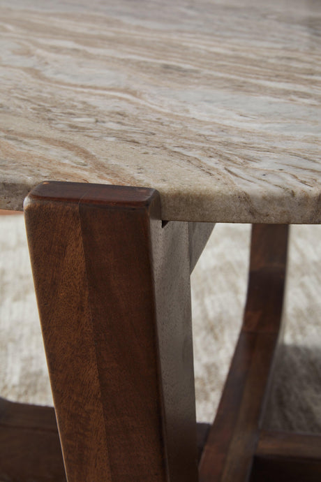 Tanidore Warm Brown End Table by Ashley at Eve Furniture