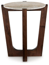 Tanidore Warm Brown End Table by Ashley at Eve Furniture