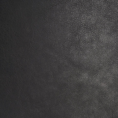 Taniel Black Leather w/ Black Metal Stool by Mercana at Eve Furniture