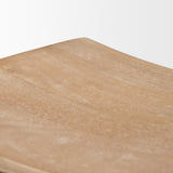 Taniel Light Brown Wood w/ Black Metal Counter Stool by Mercana at Eve Furniture