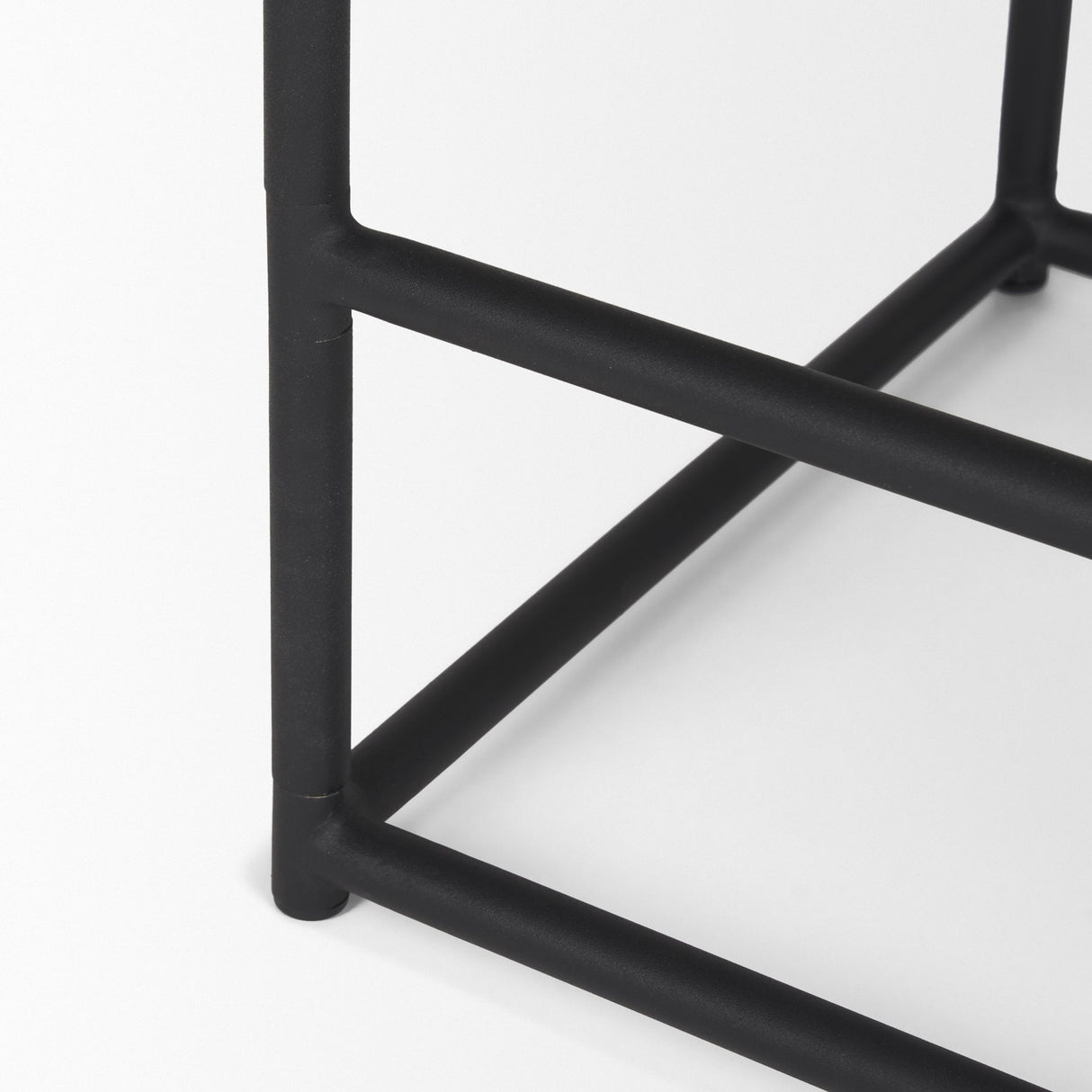 Taniel Light Brown Wood w/ Black Metal Counter Stool by Mercana at Eve Furniture