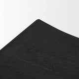 Taniel Textured Black Wood w/ Black Metal Counter Stool by Mercana at Eve Furniture