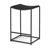 Taniel Textured Black Wood w/ Black Metal Counter Stool by Mercana at Eve Furniture