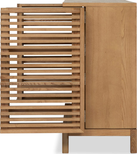Tanner Flaxen Bar Cabinet by Modus Furniture at Eve Furniture