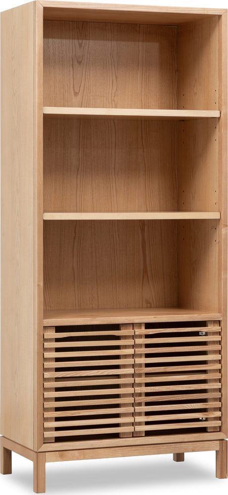 Tanner Flaxen Bookcase by Modus Furniture at Eve Furniture