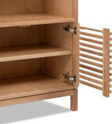 Tanner Flaxen Bookcase by Modus Furniture at Eve Furniture