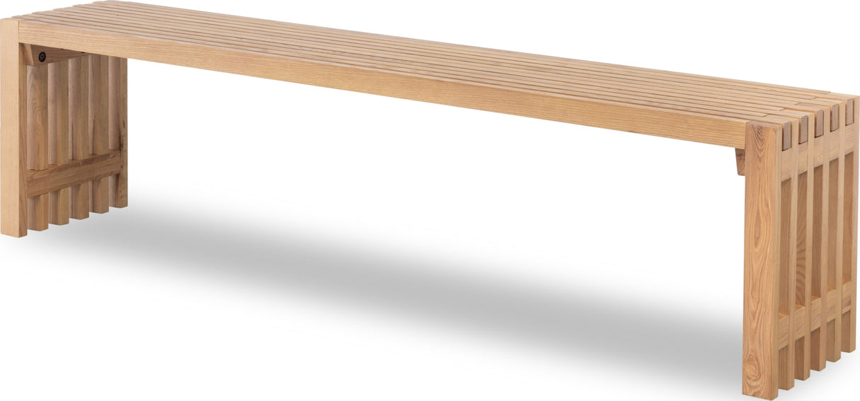 Tanner Flaxen Dining Bench by Modus Furniture at Eve Furniture