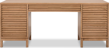Tanner Flaxen File Drawer Desk by Modus Furniture at Eve Furniture