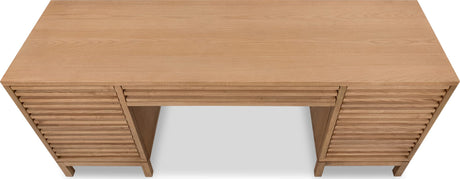 Tanner Flaxen File Drawer Desk by Modus Furniture at Eve Furniture
