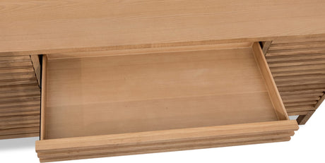 Tanner Flaxen File Drawer Desk by Modus Furniture at Eve Furniture