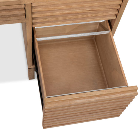 Tanner Flaxen File Drawer Desk by Modus Furniture at Eve Furniture