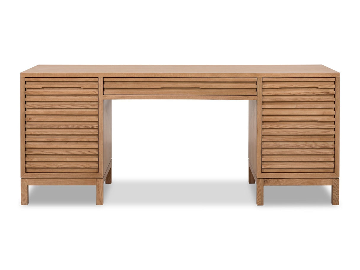 Tanner Flaxen File Drawer Desk by Modus Furniture at Eve Furniture