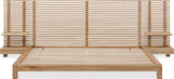 Tanner Flaxen King Solid Ash Wall Bed with Integrated Nightstands by Modus Furniture at Eve Furniture