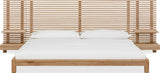 Tanner Flaxen Queen Solid Ash Wall Bed with Integrated Nightstands by Modus Furniture at Eve Furniture