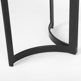 Tanner I Rectangular White Marble W/ Metal Base Dining Table by Mercana at Eve Furniture