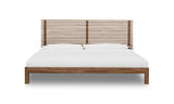 Tanner Queen Solid Ash California King Platform Bed in Roux by Modus Furniture at Eve Furniture